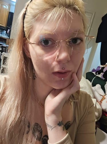 Customer photo review of Luvia Eyeglasses