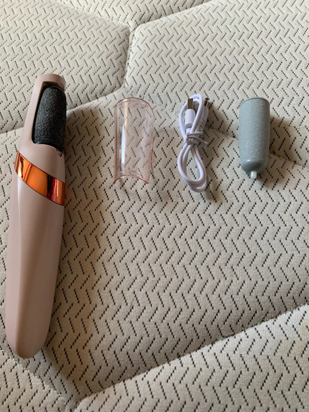 Customer photo review of Lima de pies eléctrica