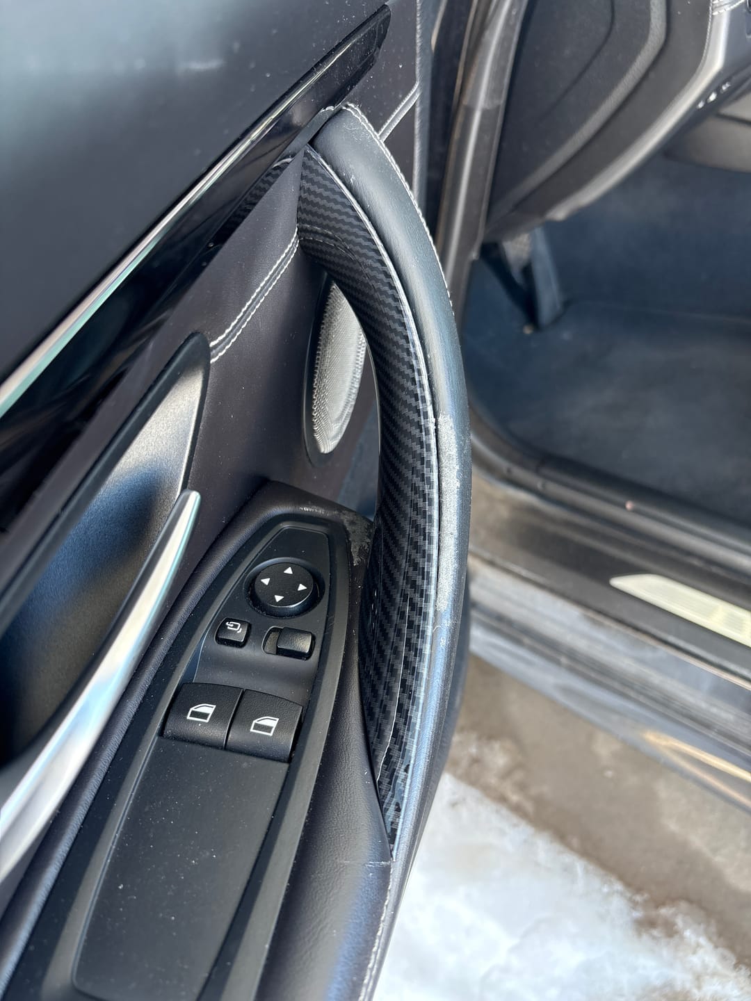 Customer photo review of Interior Door Handle Covers for BMW 3 & 4 Series – Fix Sticky Handles, No Disassembly | 2-Piece Set