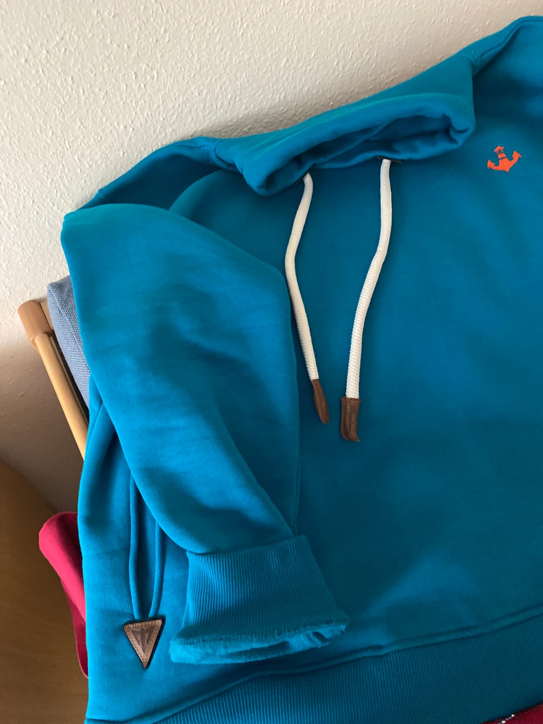 Customer photo review of Mooinzen Logo · Unisex Bio Schalkragen Sweatshirt (ohne Kapuze)