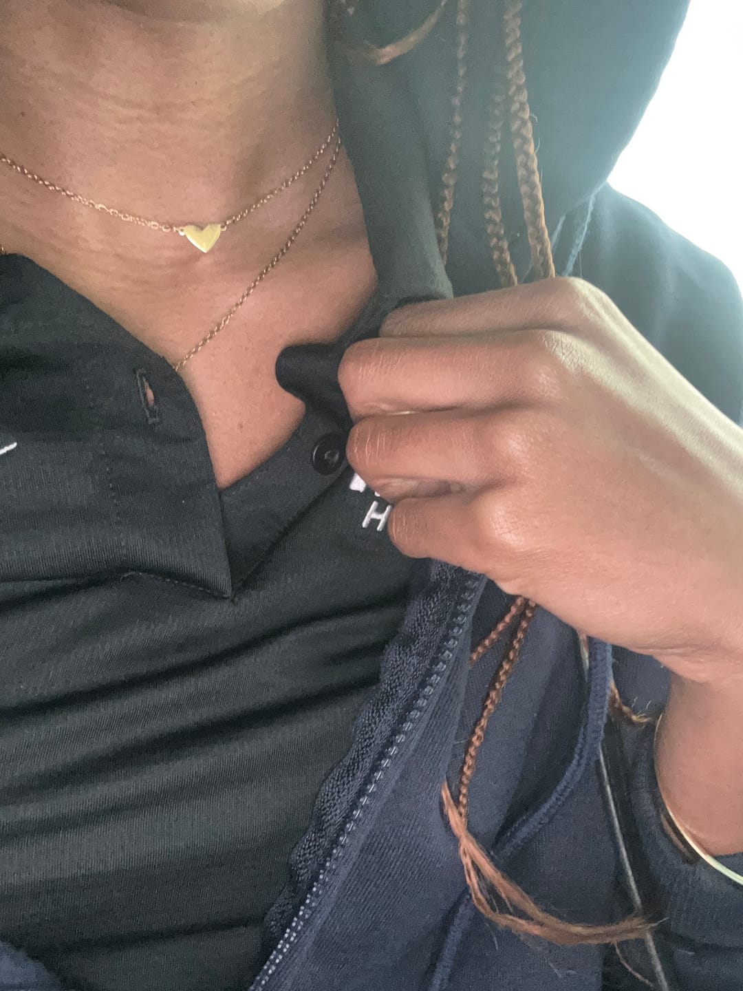 Customer photo review of The Heart Pendant Necklace