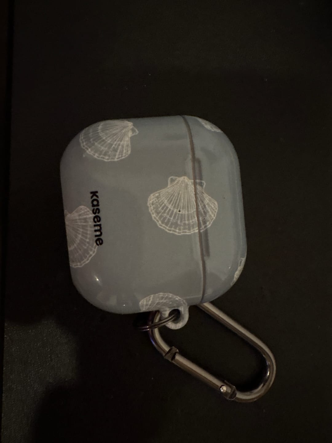 Customer photo review of Bondi Beach Blue AirPods Case