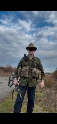 Customer photo review of AR Chest Rig Split Front 6 Mag