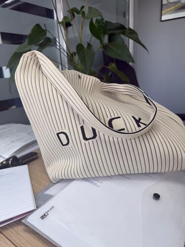 Customer photo review of The Duck™: Woven Tote
