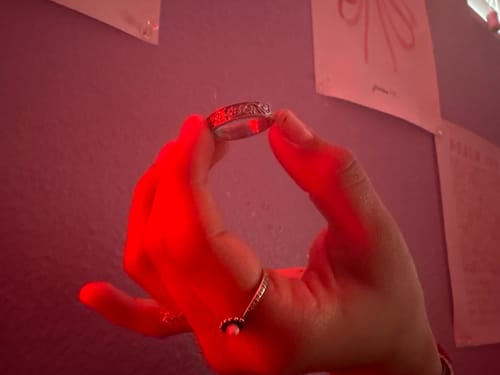 Customer photo review of My Hand In Yours Ring