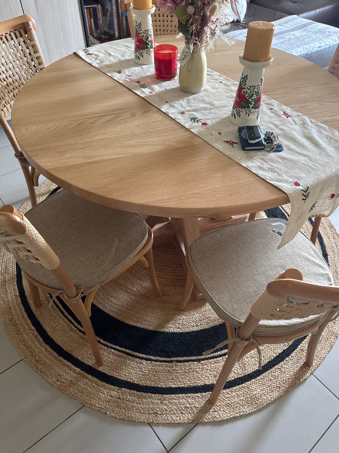 Customer photo review of Alfombra Yute Benares