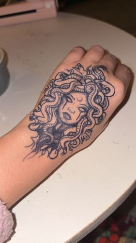 Customer photo review of 4 Ounce Bottle of Fresh Jagua tattoo Gel