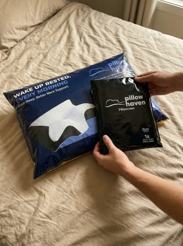 Customer photo review of The Pillow That Silences Snoring - By Fixing Your Sleep Posture | New Year Sale 60% OFF