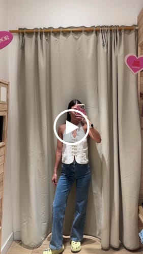 Customer video review of Pantalón Estrella Desflecado Blue