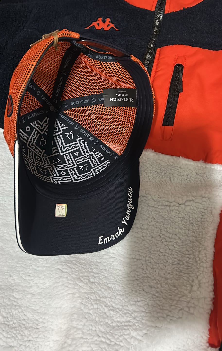 Customer photo review of Trucker Hat - Name Collection - Custom Made - Lacivert