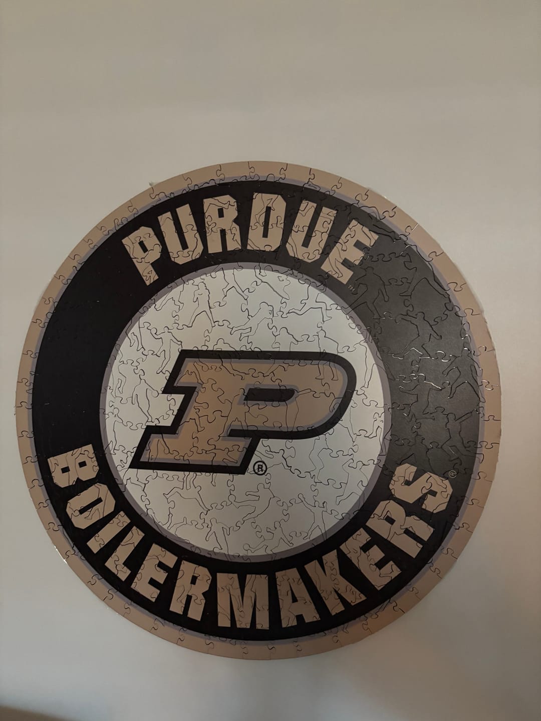 Customer photo review of Purdue University - Wooden Puzzle