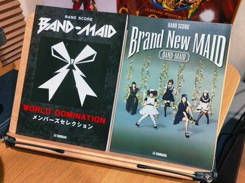 Customer photo review of BAND-MAID Score "BRAND NEW MAID" Members Selection [Sheet Music / Tab Book]