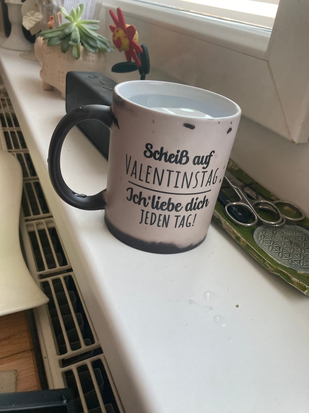 Customer photo review of Jeden Tag - Paar-Tasse