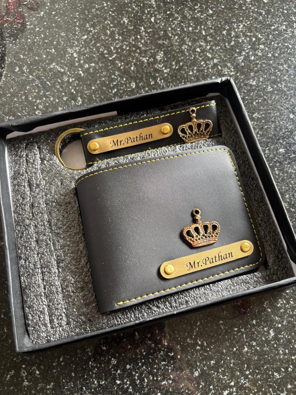 Customer photo review of Combo Of Wallet And Keychain