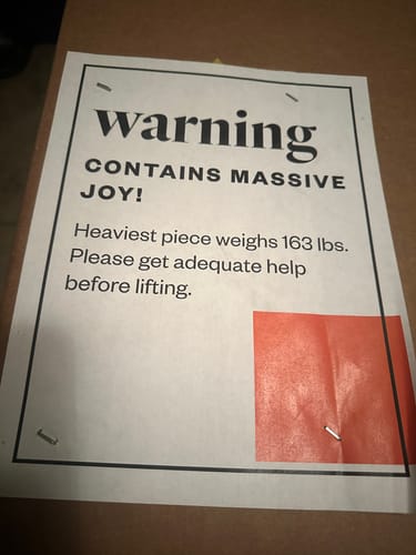 Customer photo review of In-Garage Delivery