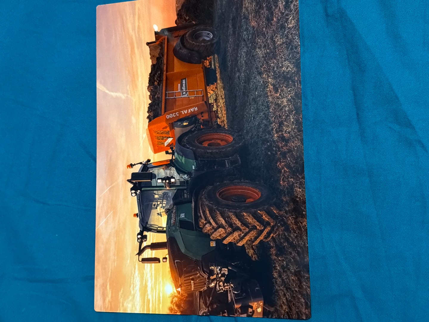 Customer photo review of Poster métallique personnalisable