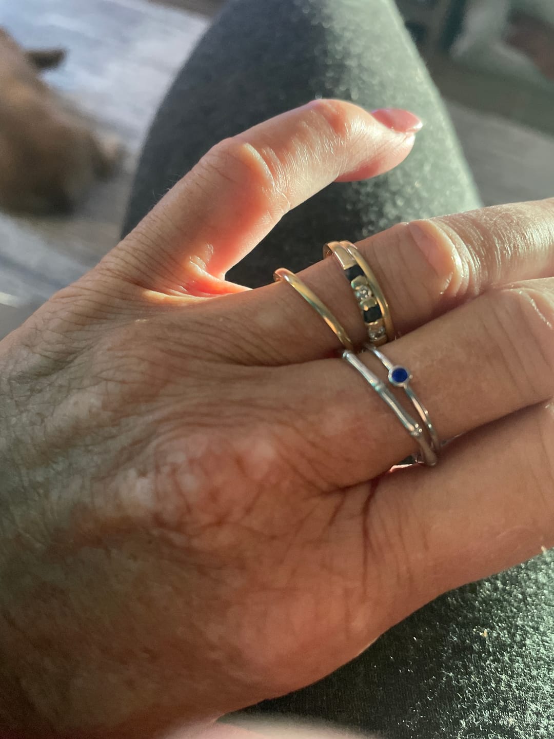 Customer photo review of Bamboo Stacker Ring (Bundle)