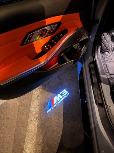 Customer photo review of BMW G SERIES DOOR LIGHTS