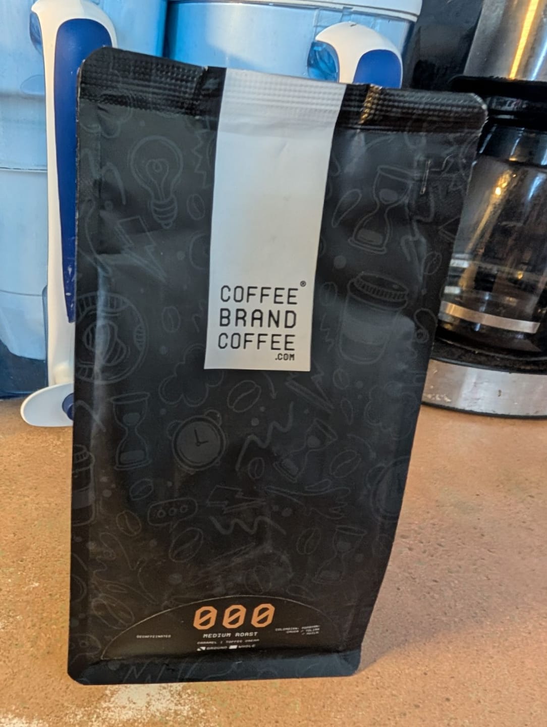 Customer photo review of Decaffeinated Coffee