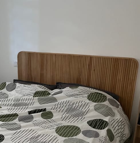 Customer photo review of HORSENS - Tête de lit 140 cm en bois