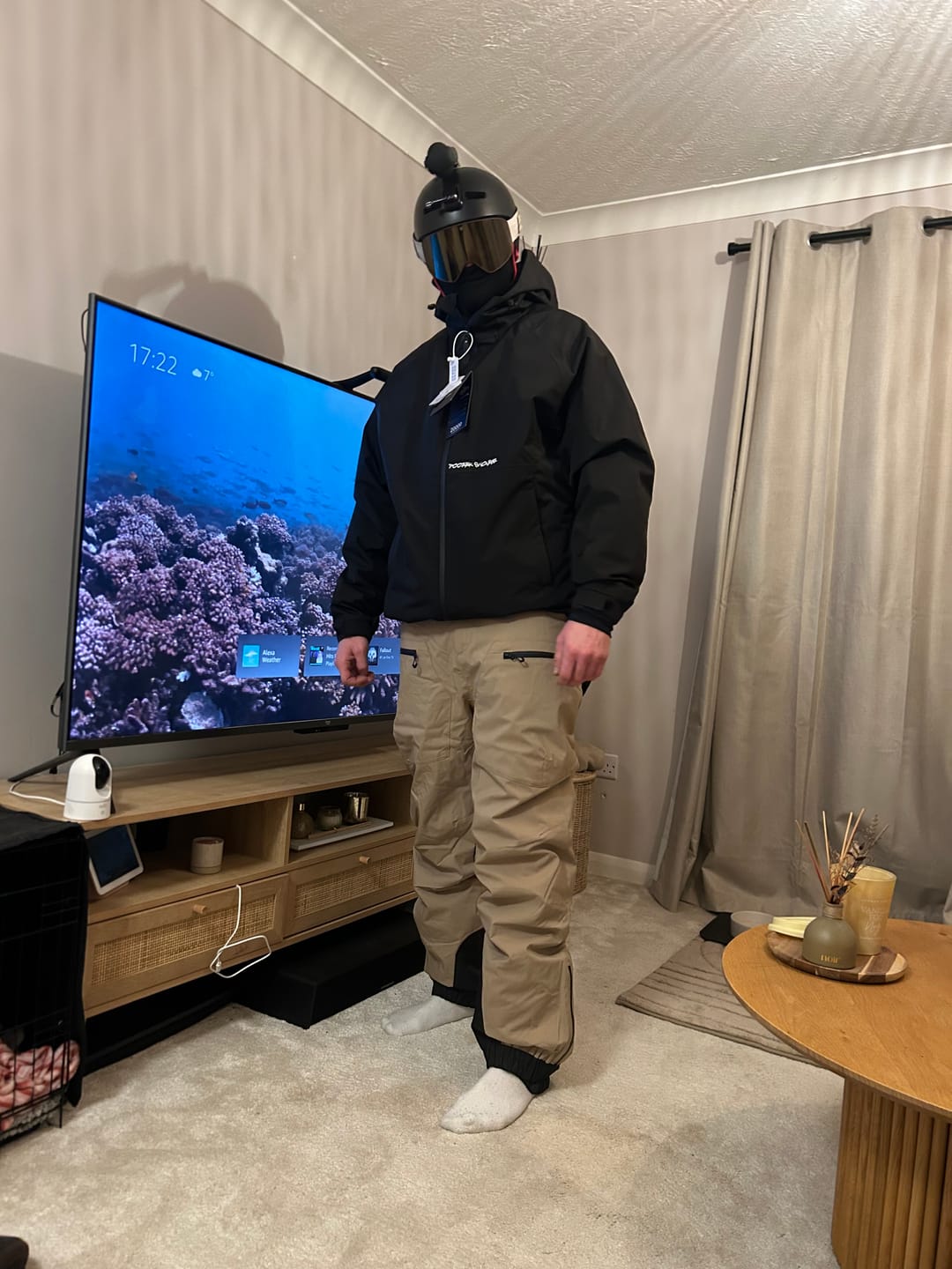 Customer photo review of 3L Baggy Realm Down Ski Jacket - Unisex | Doorek