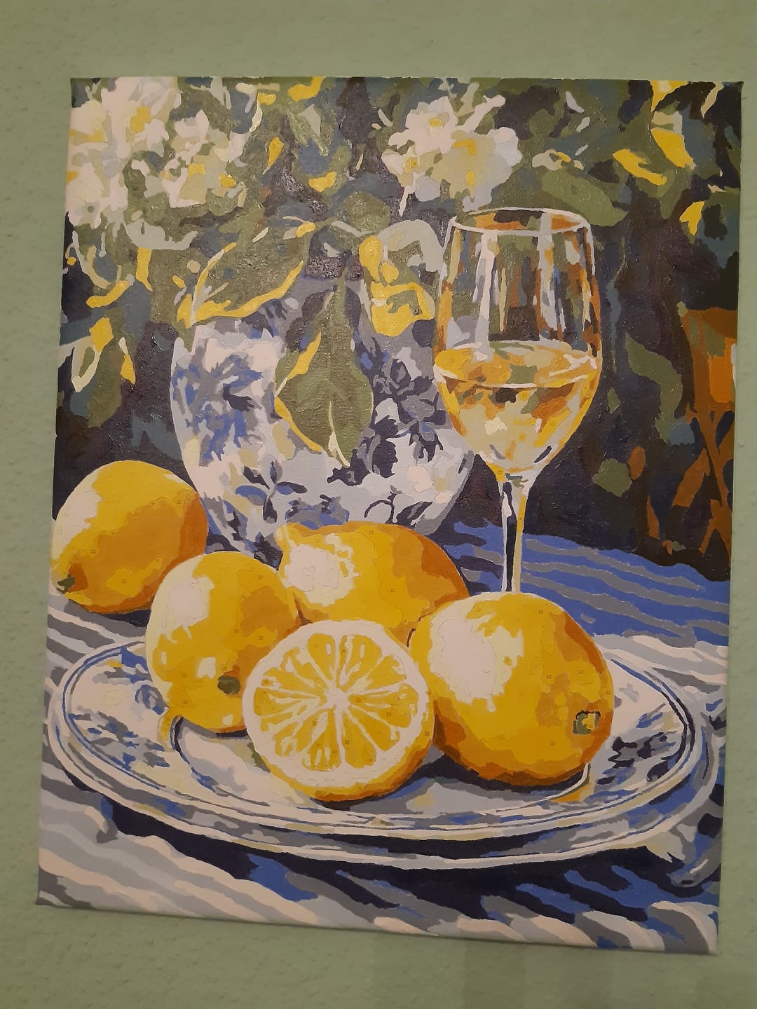 Customer photo review of Malen nach Zahlen - Zitrone und Wein