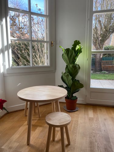 Customer photo review of FLORO - Ensemble de table et 2 tabourets pour enfants