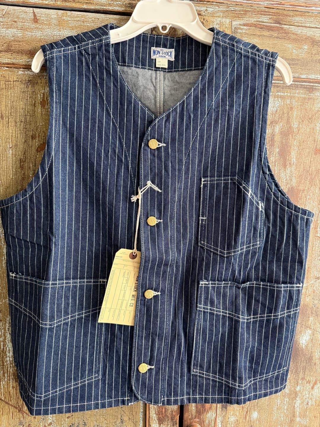 Customer photo review of 1930s Wabash Railway Work Vest