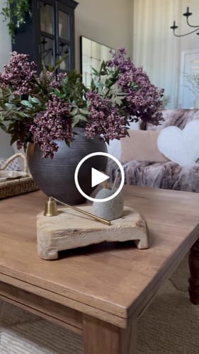 Customer video review of Faux Dusty Plum Stem