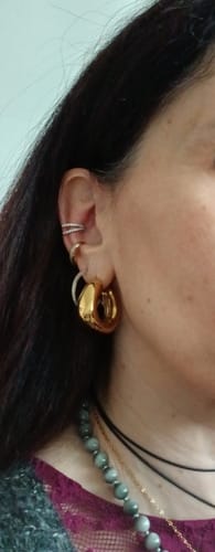 Customer photo review of Orecchini "Un dolce sorriso"