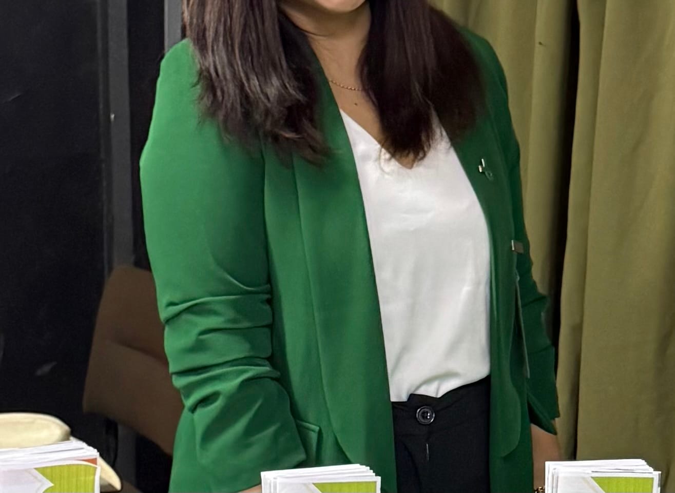 Customer photo review of Blazer Coddy Verde Bandera