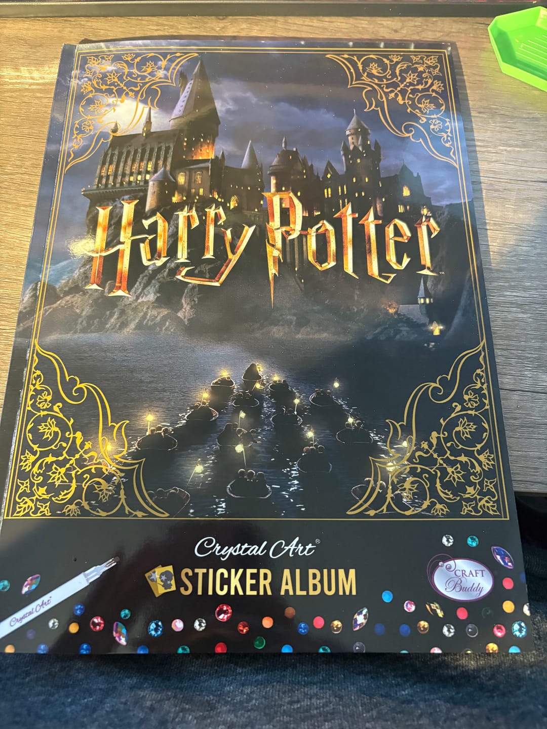 Customer photo review of Harry Potter Crystal Art Sticker Pack