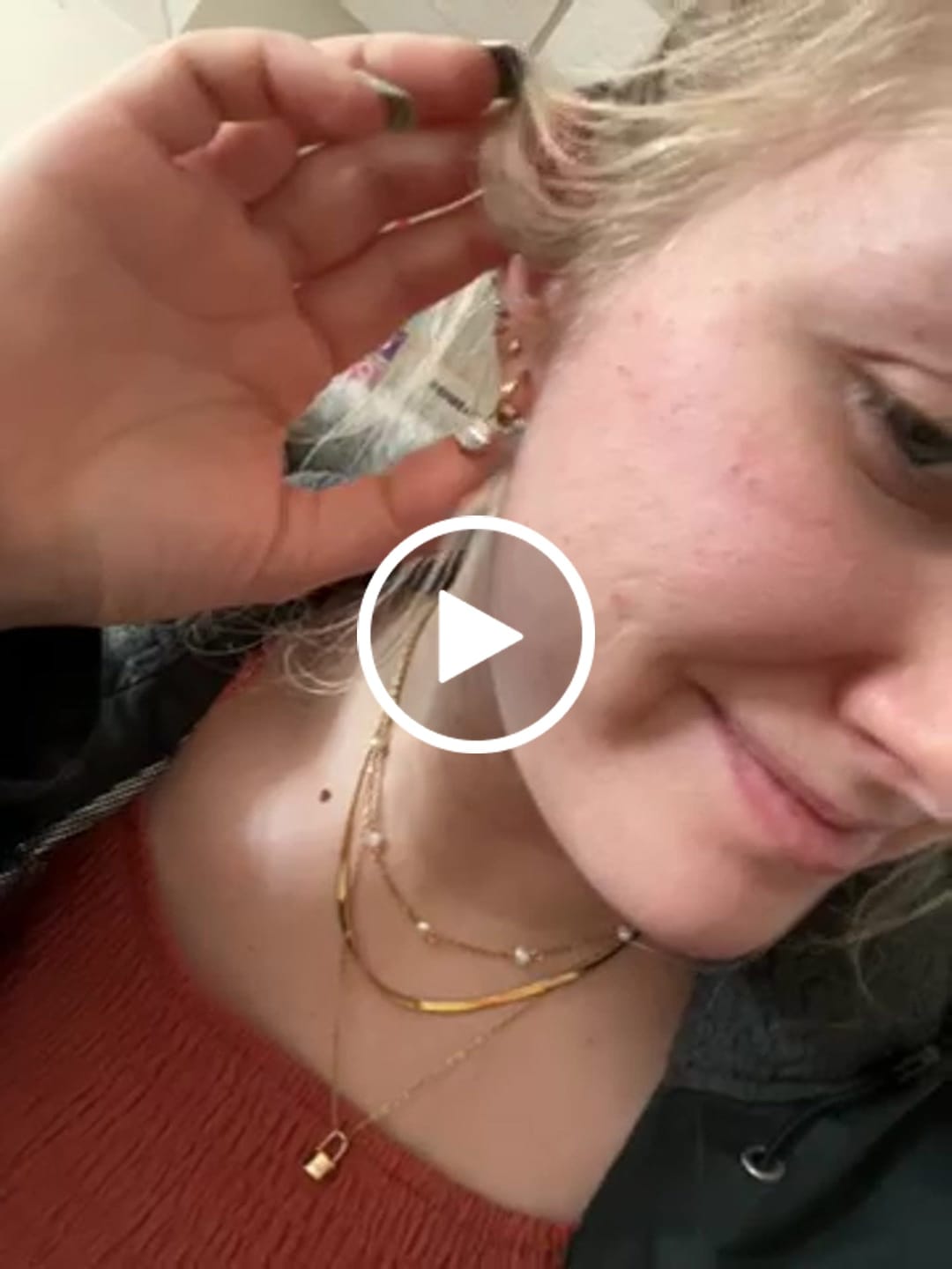 Customer video review of Diamond Lock Earrings (Bundle)