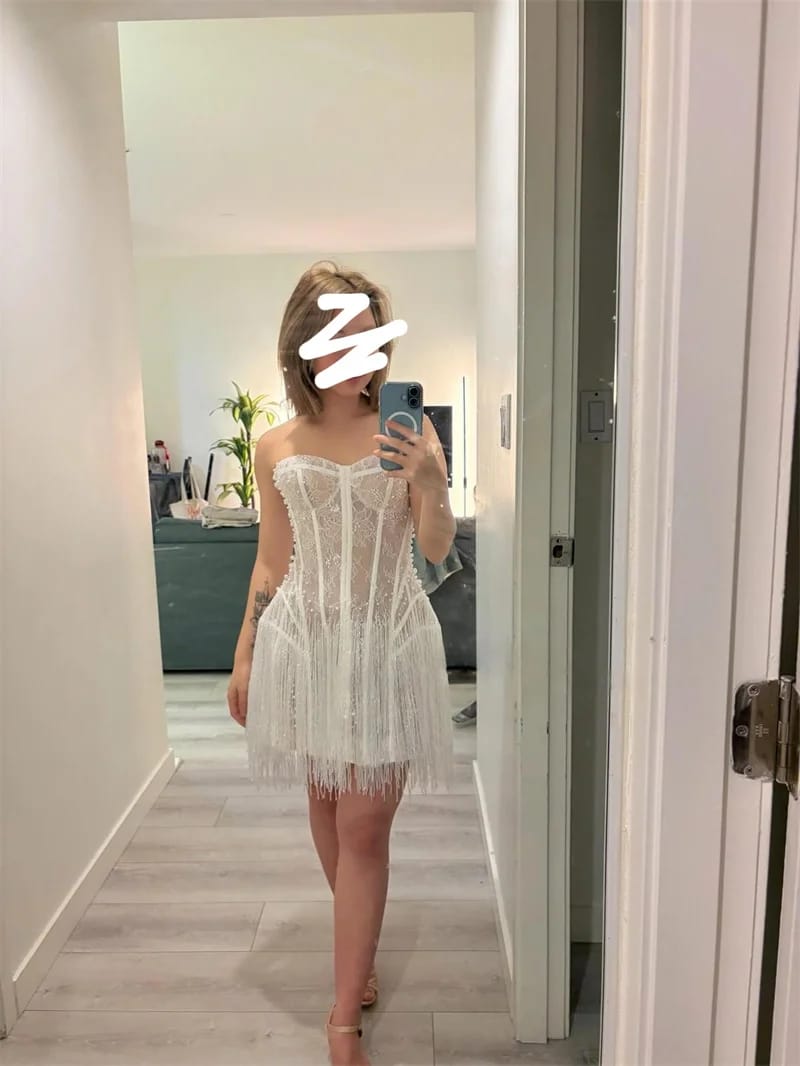 Customer photo review of Naomi Mini Dress