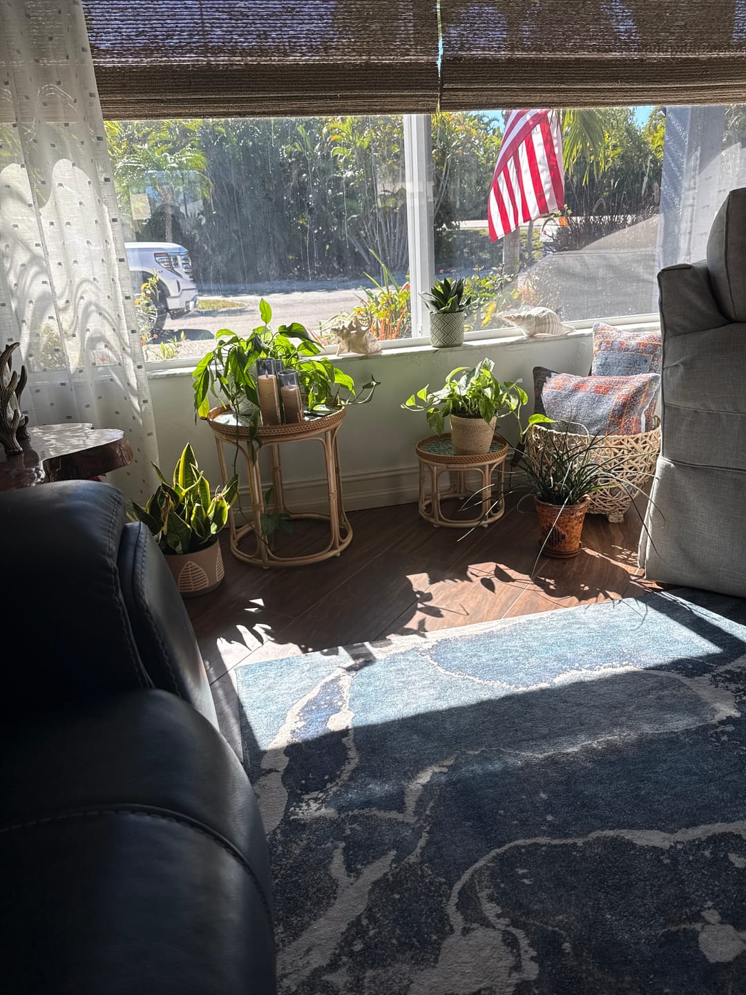 Customer photo review of Sirena Rattan Table Set