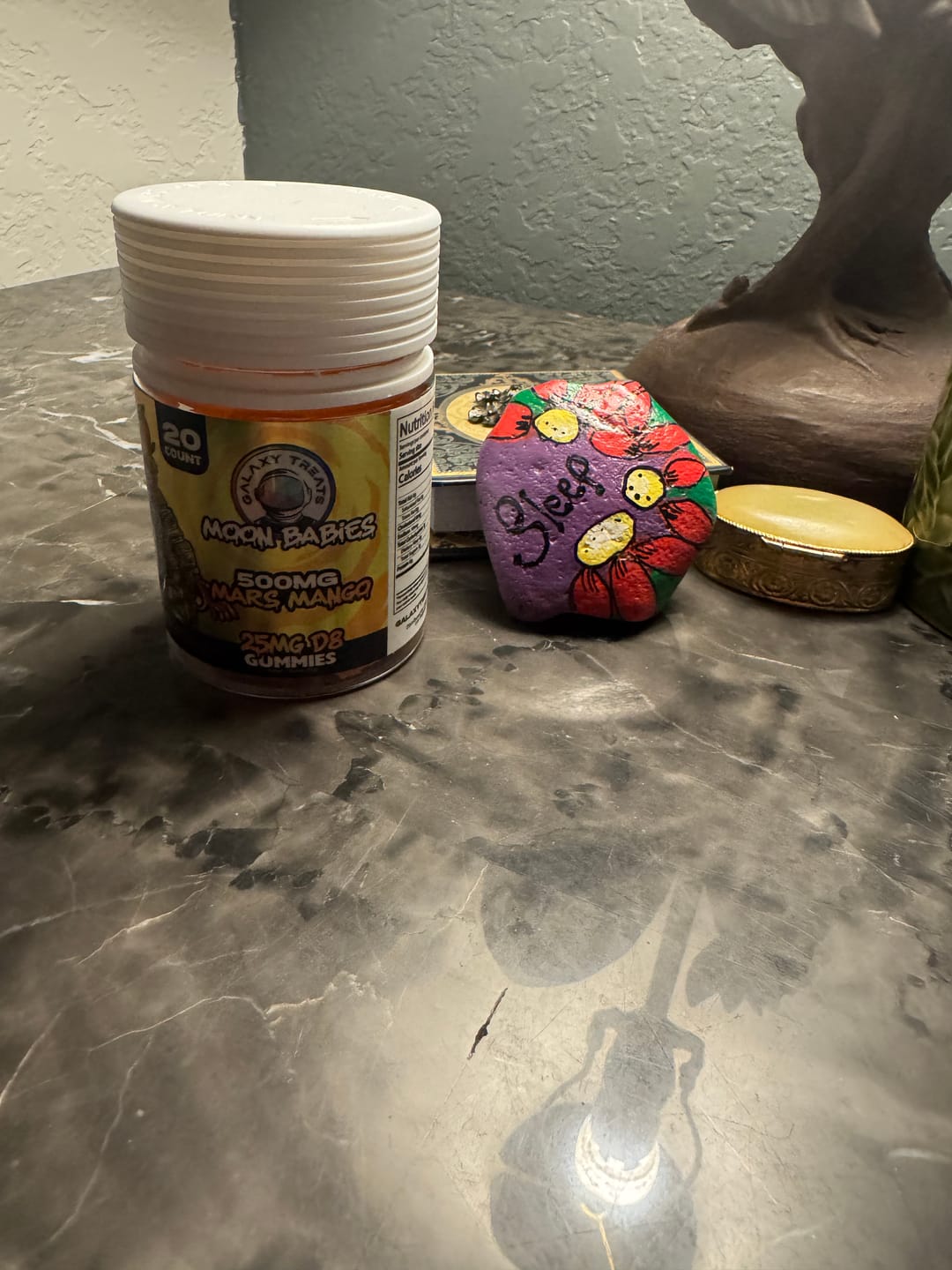 Customer photo review of Bluerazz Rocket D8 Gummies