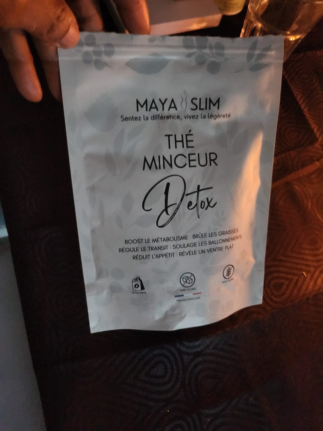 Customer photo review of Thé Minceur Detox