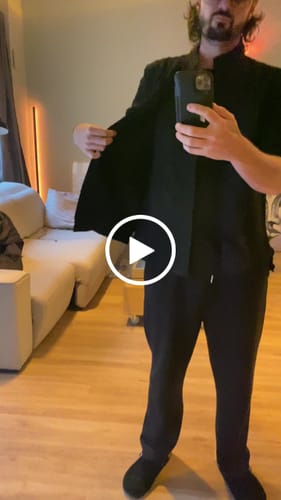 Customer video review of Retro Loose Casual Shirt