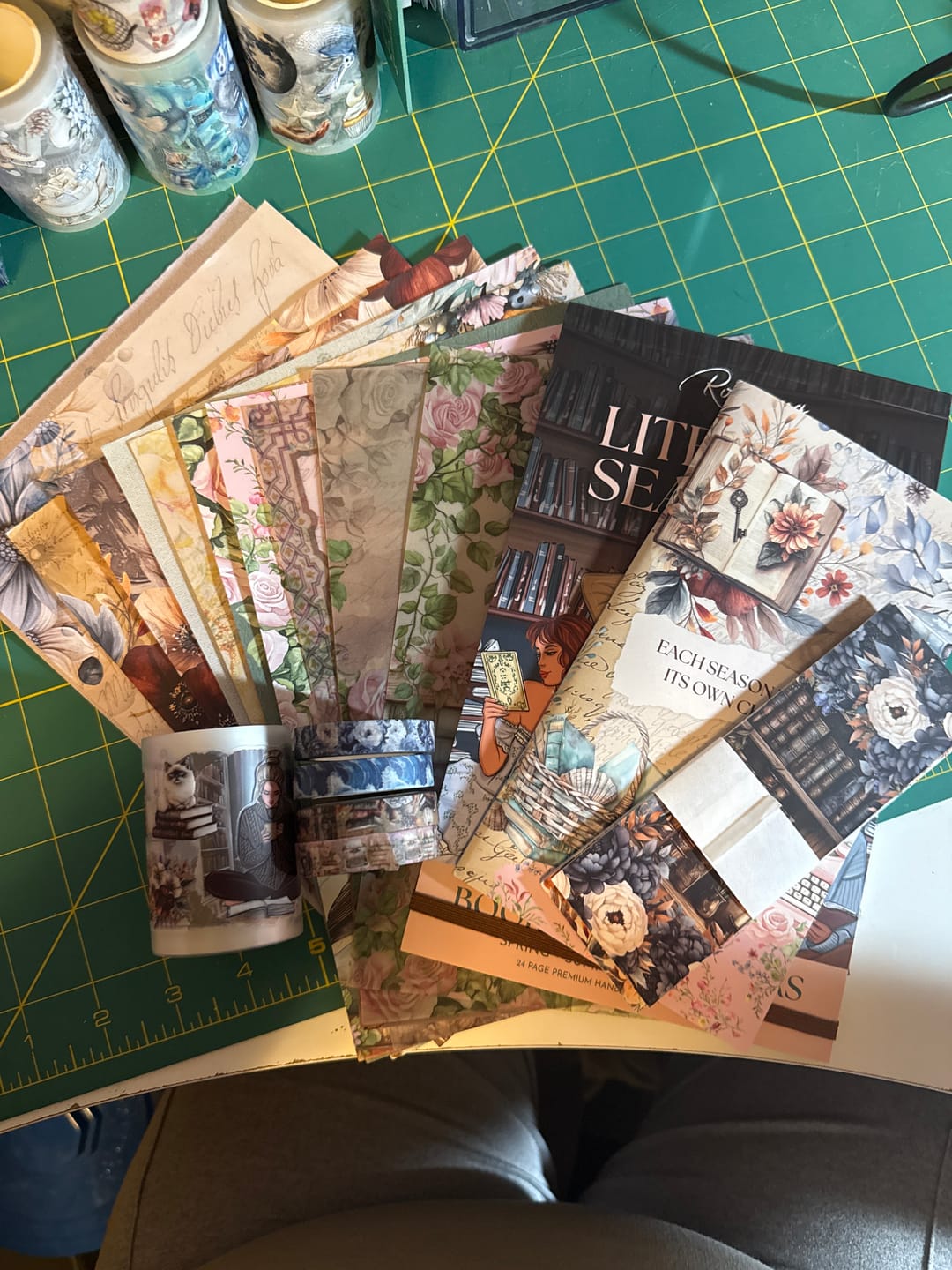 Customer photo review of LITERARY SEASON SCRAPBOOKING BOX