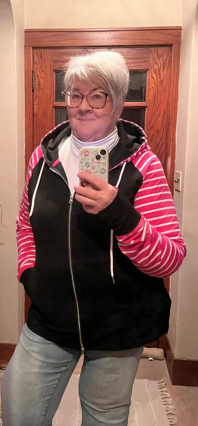 Customer photo review of Trixie Full Zip Women's Hoodie