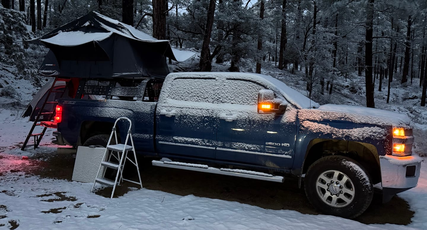 Customer photo review of OPENROAD Soft Roof Top Tent