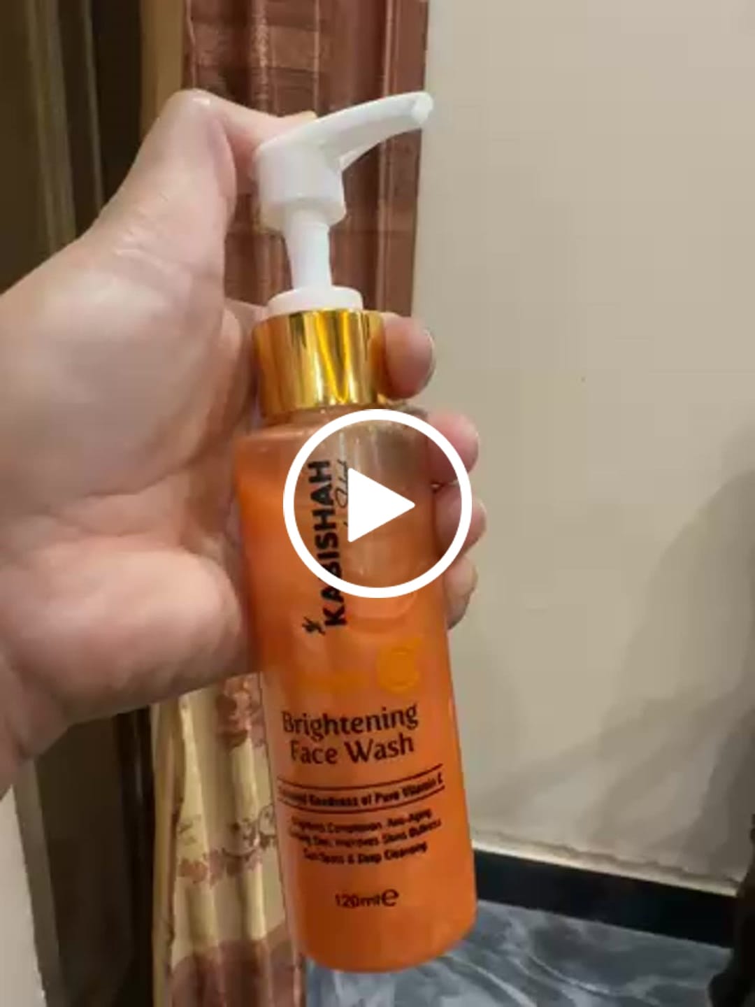 Customer video review of Vitamin C Brightening Face Wash