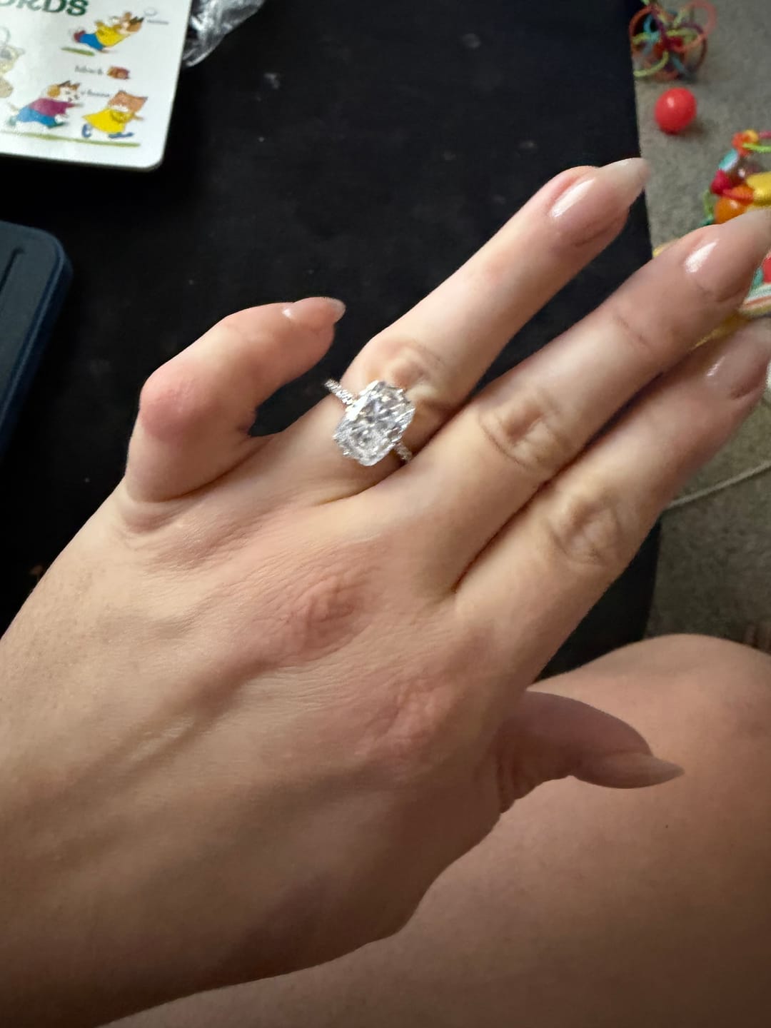 Customer photo review of Destino Angelo Eternità Ring