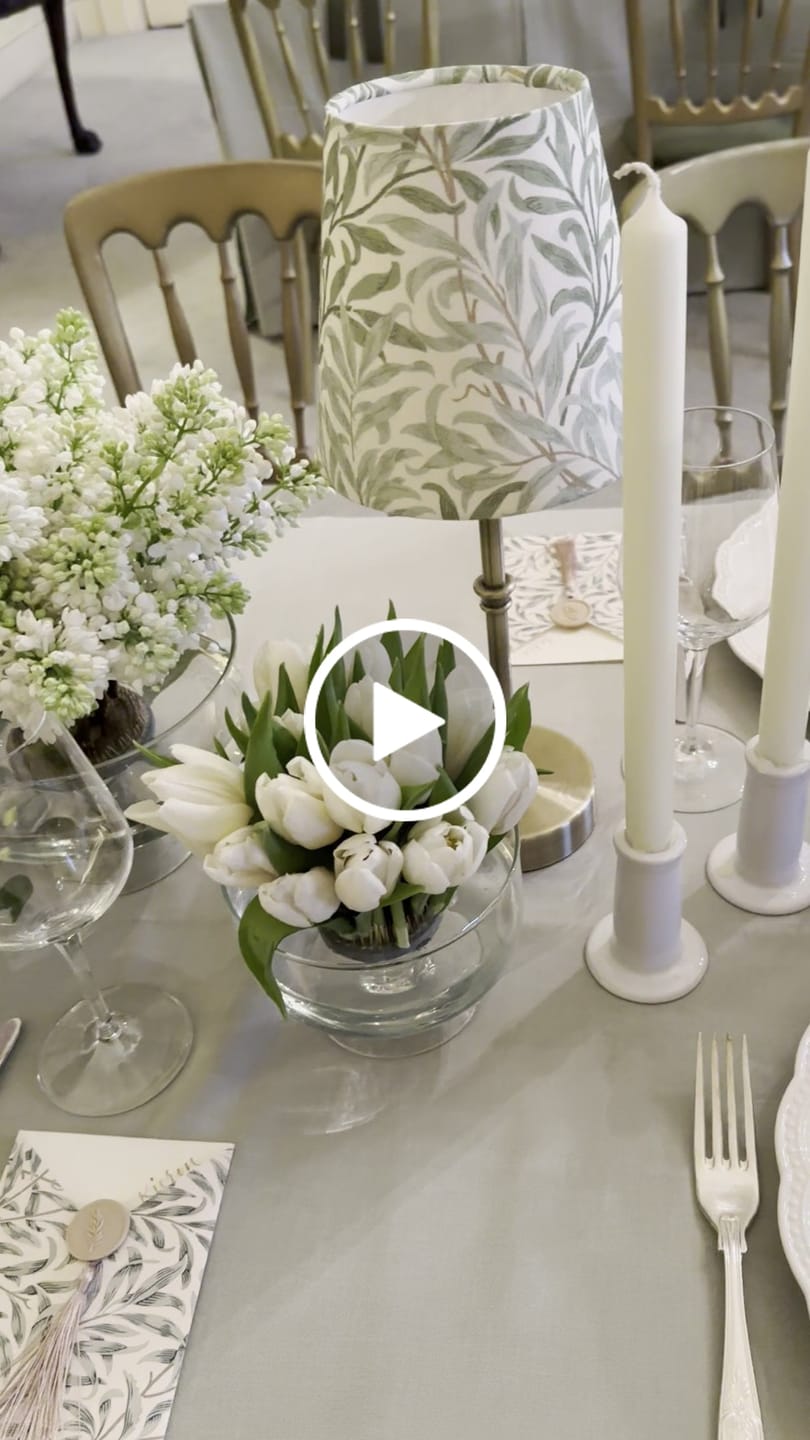 Customer video review of Empire Handmade Handmade Lampshade with William Morris Willow Bough Fabric