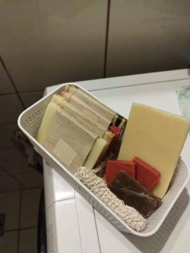 Customer photo review of Loona's Haarseife-Set mit Sisalsäckchen (Finde deine Haarseife)