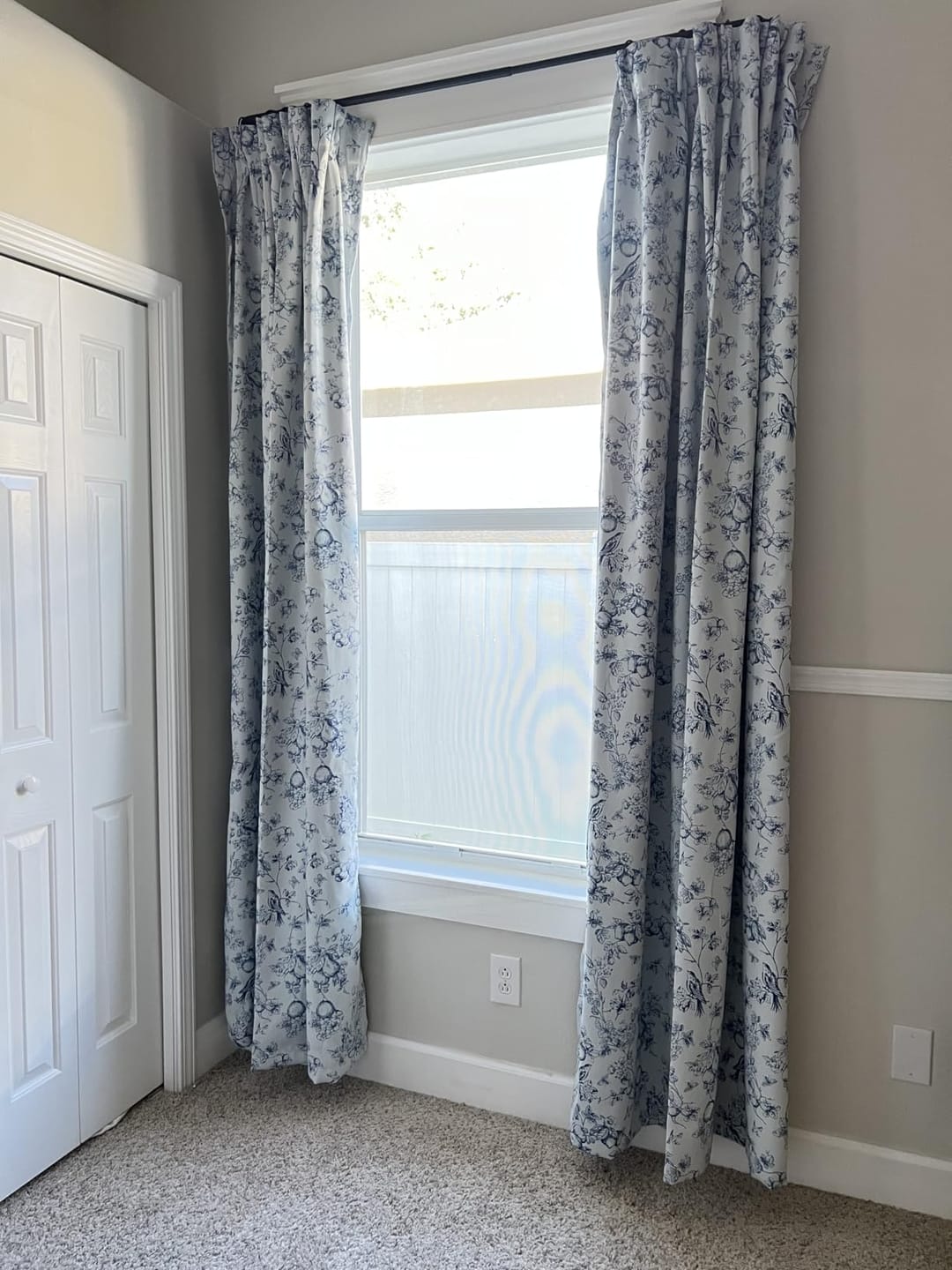 Customer photo review of Vintage Bird & Botanical Sketch Curtains