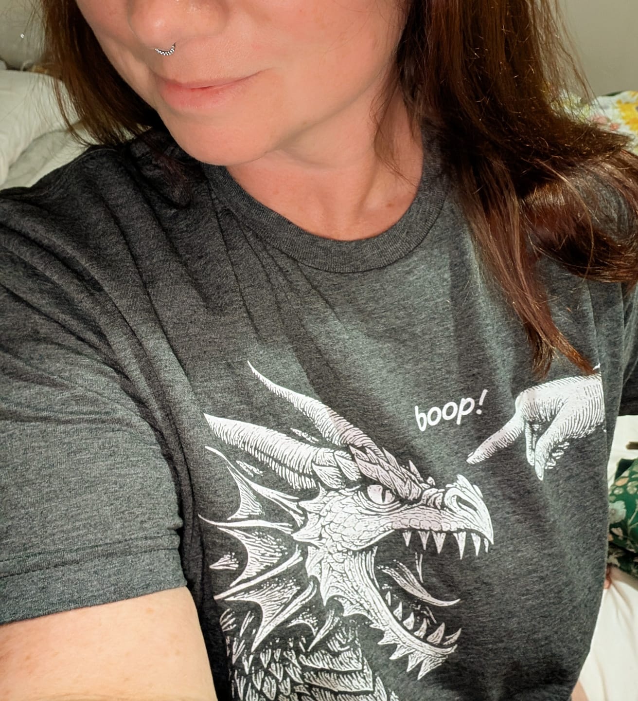 Customer photo review of Boop! T-Shirt