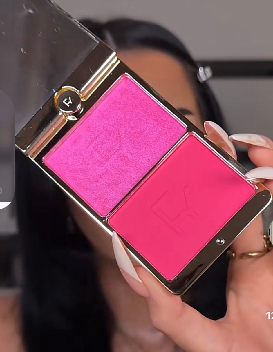 Customer photo review of Sleek Cheeks Dimension Duo Blusher.
