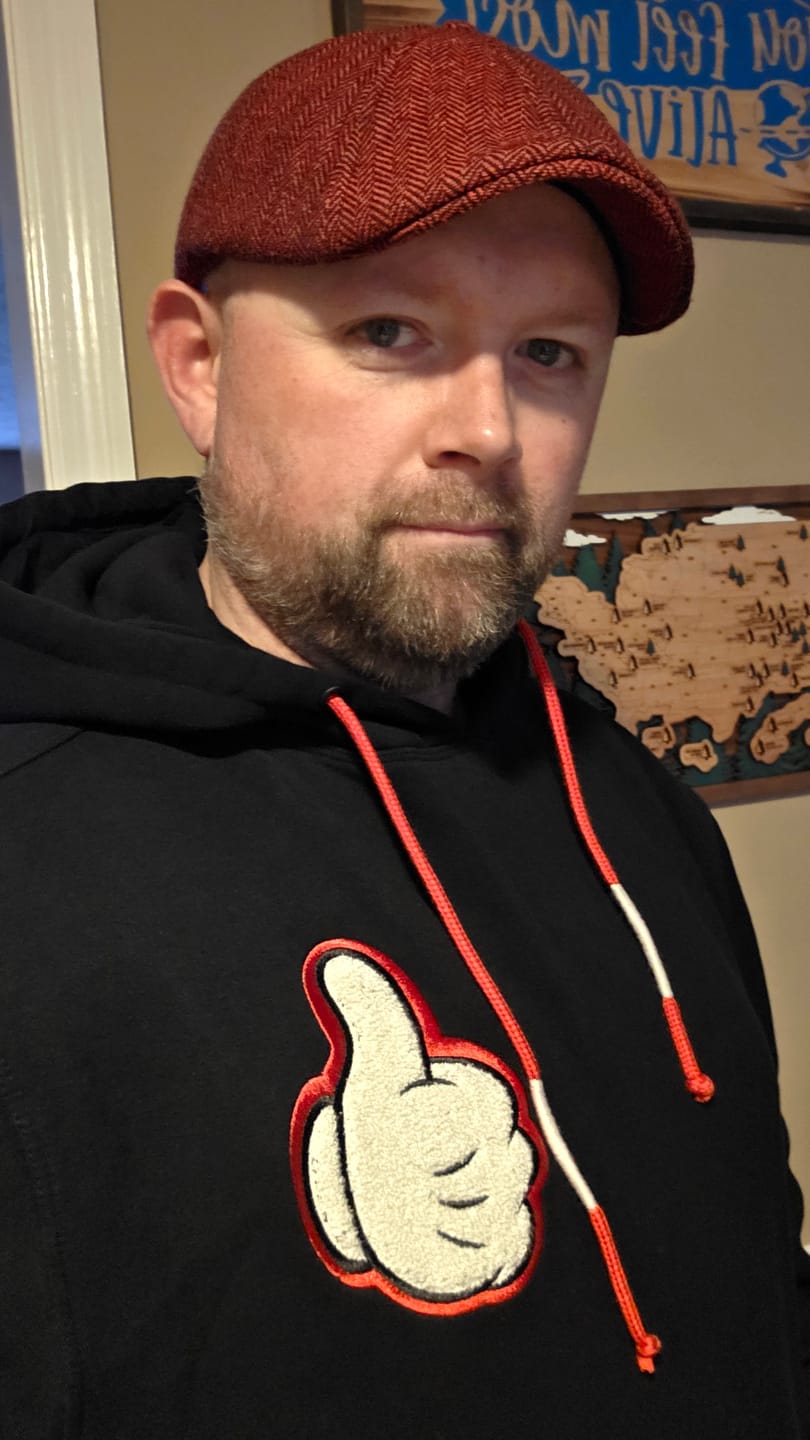 Customer photo review of Disney "You Got This, Pal!" (Black) – Classic Hoodie