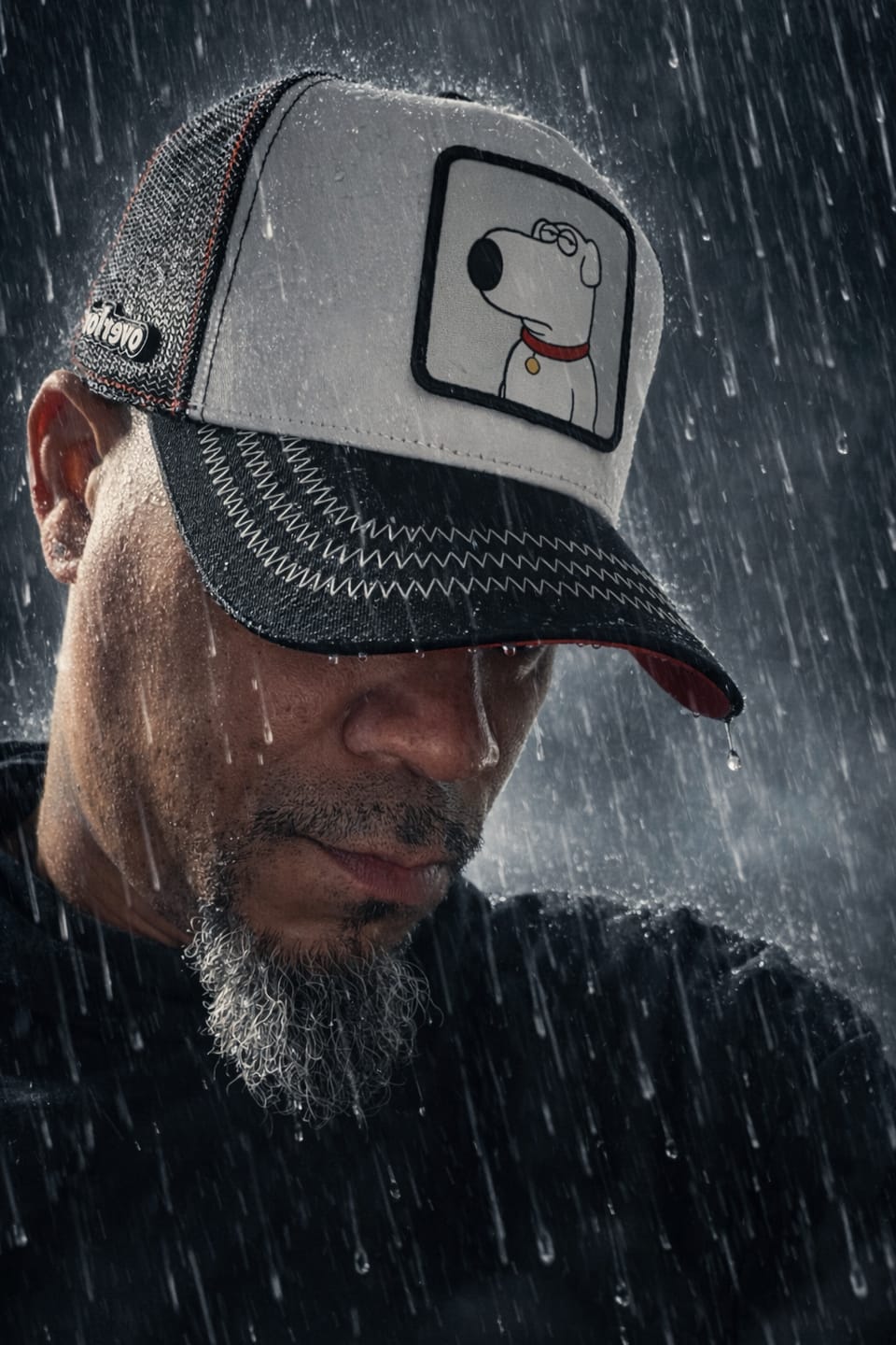 Customer photo review of OVERLORD X Family Guy: Bryan Trucker Cap
